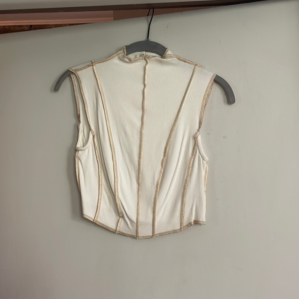 12th Tribe high neck crop top, medium